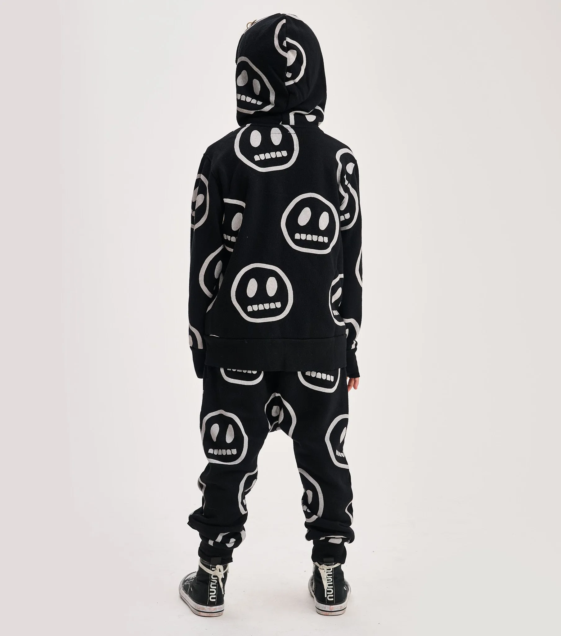 all smiles zip hoodie