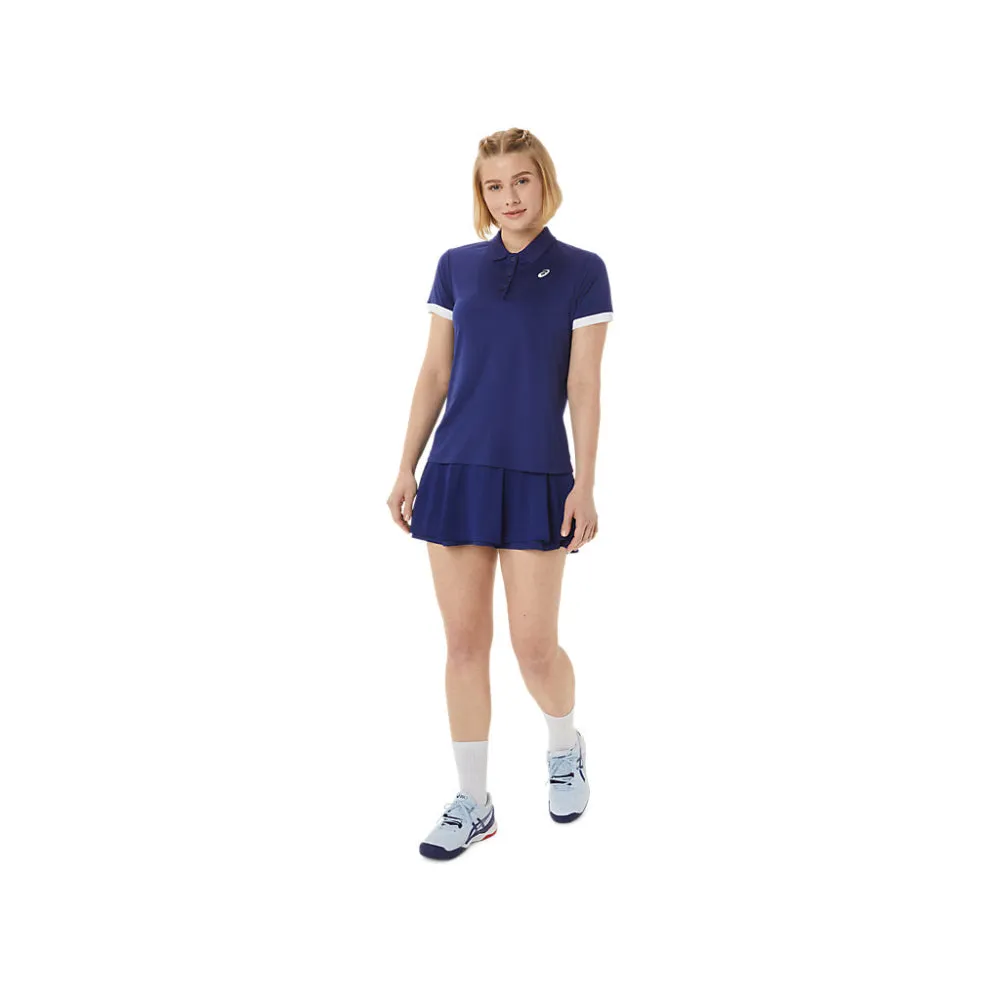 ASICS Women's Court Polo Shirt (Dive Blue)