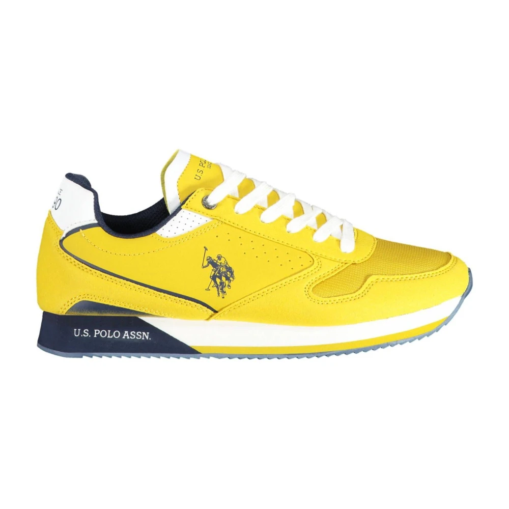 Audaci Sneakers Sportive Gialle con Dettagli a Contrasto