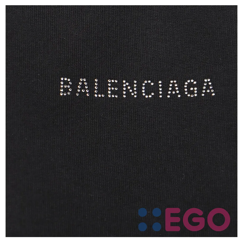 BALENCIAGA  |Balenciaga Back Hoodie Medium Fit in Black