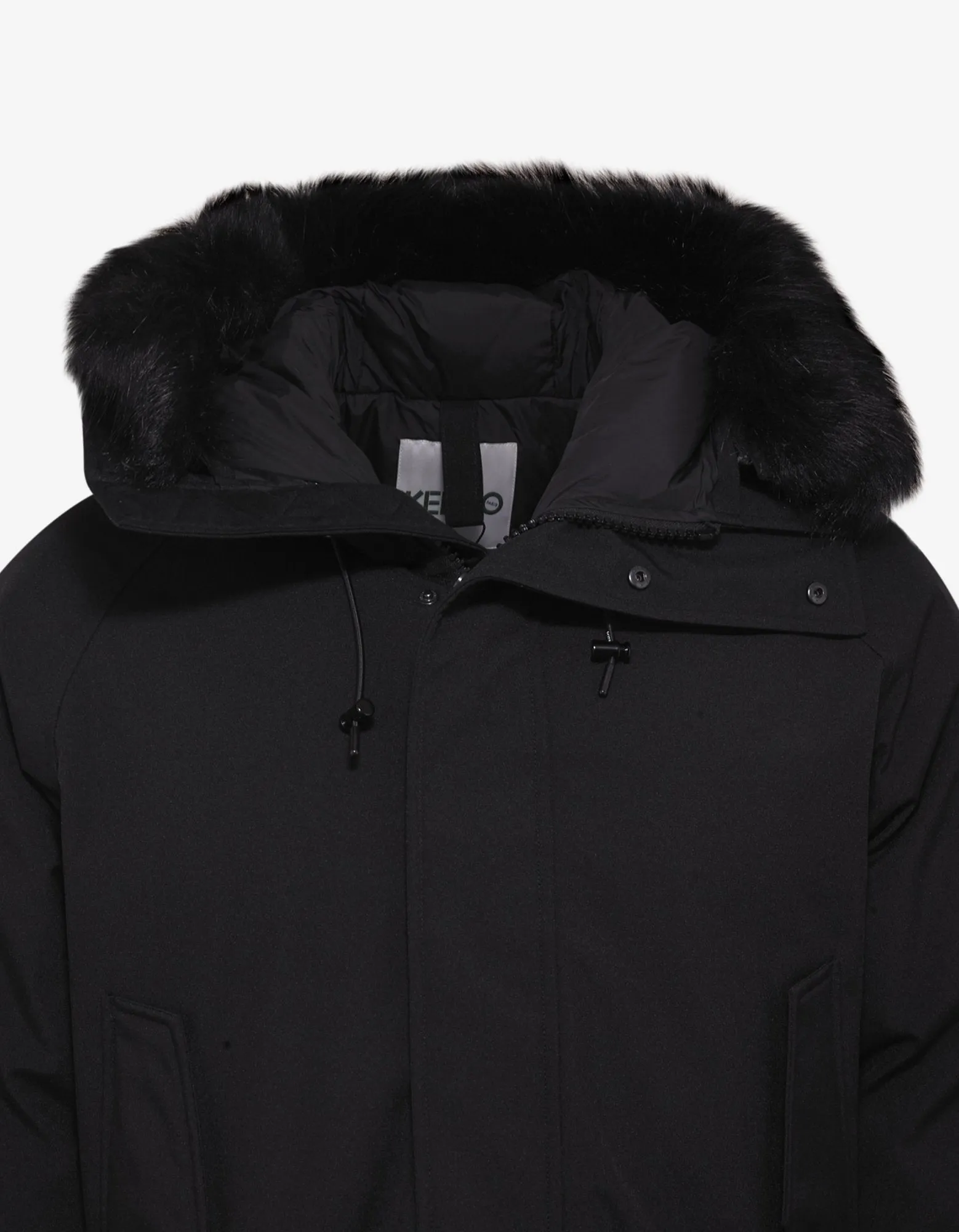 Black Short Down Parka Jacket