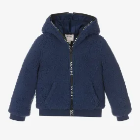 Blue Fleece Logo Jacket