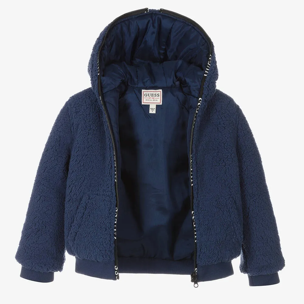 Blue Fleece Logo Jacket