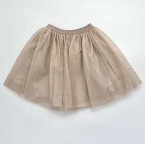 Bonpoint Gold Sparkle Tulle Skirt: 8 Years (Brand New)