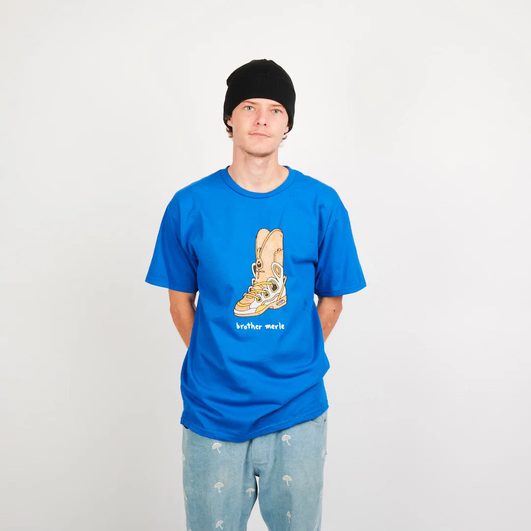 Brother Merle T-Shirt SS Crew D3 Boots - Royal