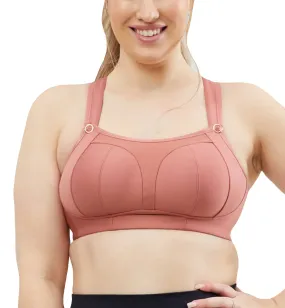 Cake PopCorn Nonwire Nursing Sports Bra (27-1065, 28-1065 & 29-1065) - Brick