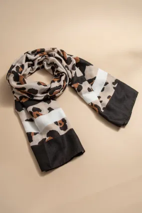 Camille Leopard Lightweight Scarf