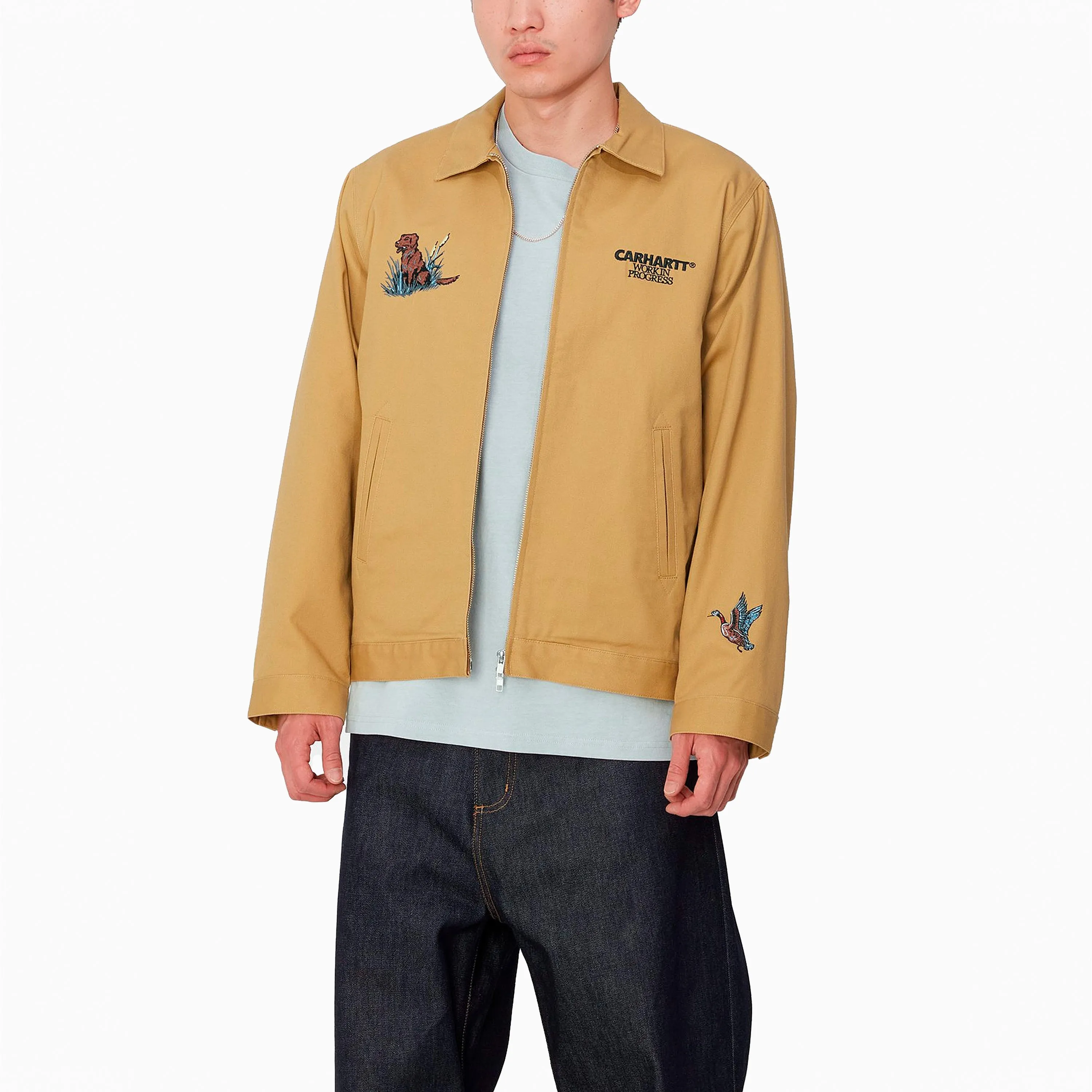 CARHARTT WIP DUCKS JACKET BOURBON - I033699