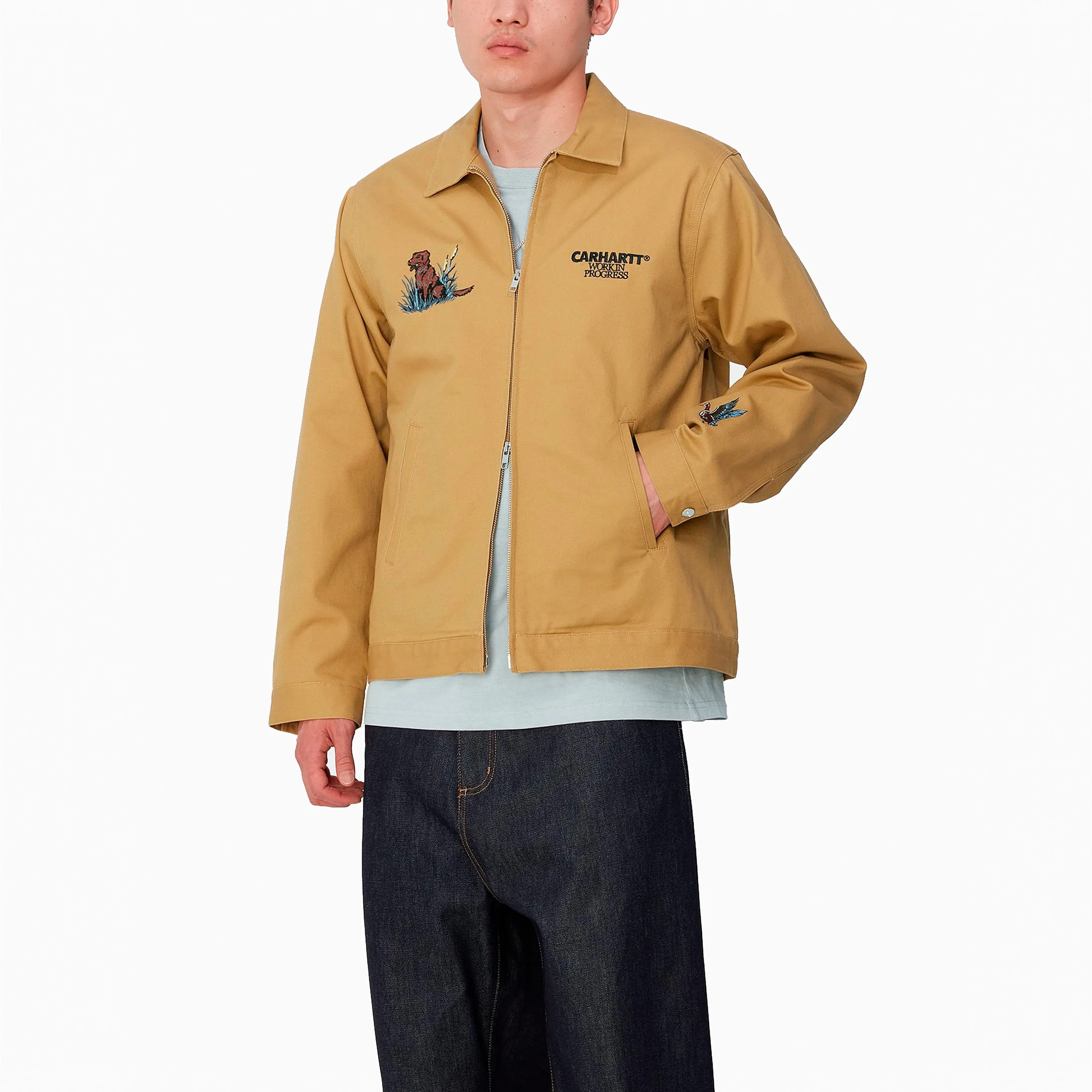 CARHARTT WIP DUCKS JACKET BOURBON - I033699