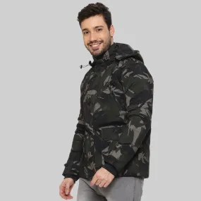 CL SPORT BY CARLTON LONDON CAMOUFLAGE FULL SLEEVES JACKET FOR MEN