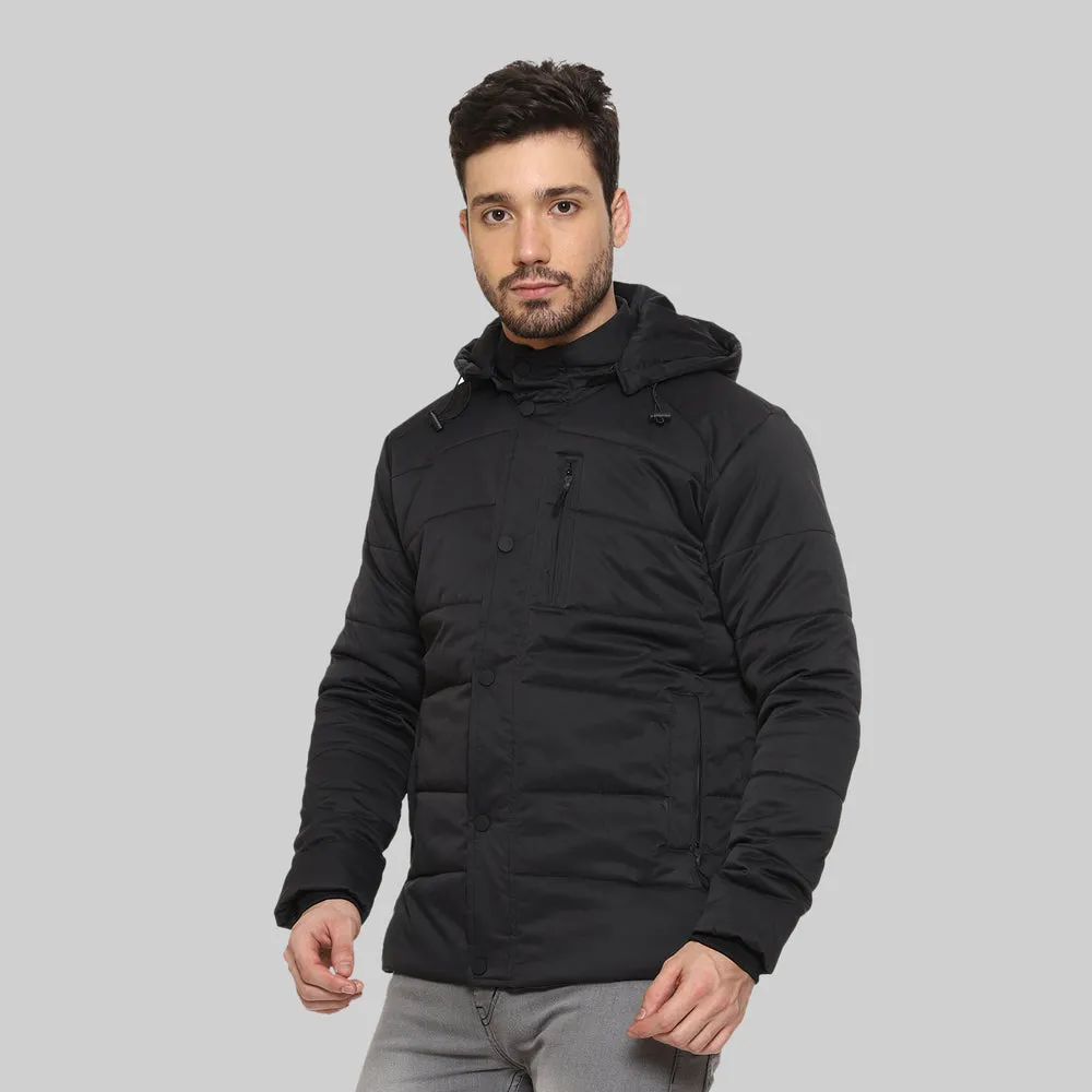 CL SPORT BY CARLTON LONDON FULL SLEEVES PUFFER JACKET FOR MEN