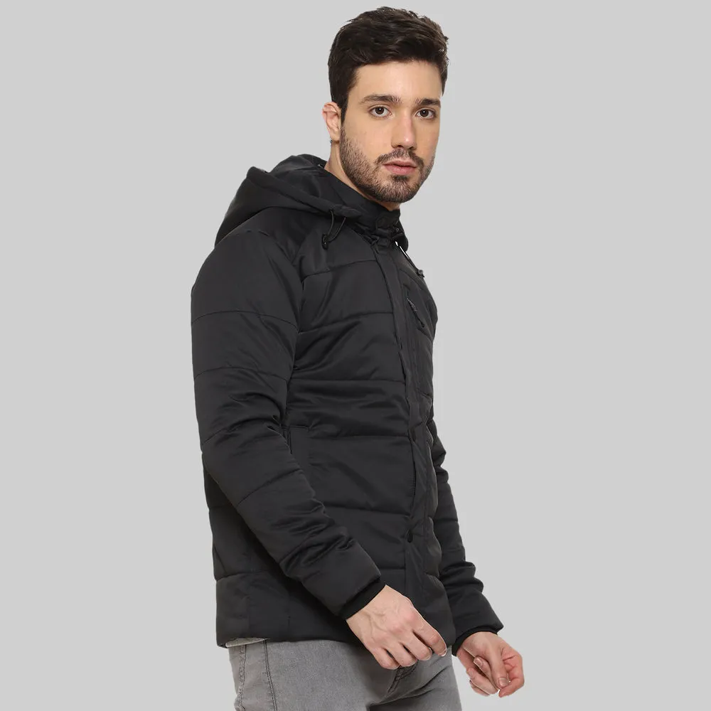 CL SPORT BY CARLTON LONDON FULL SLEEVES PUFFER JACKET FOR MEN