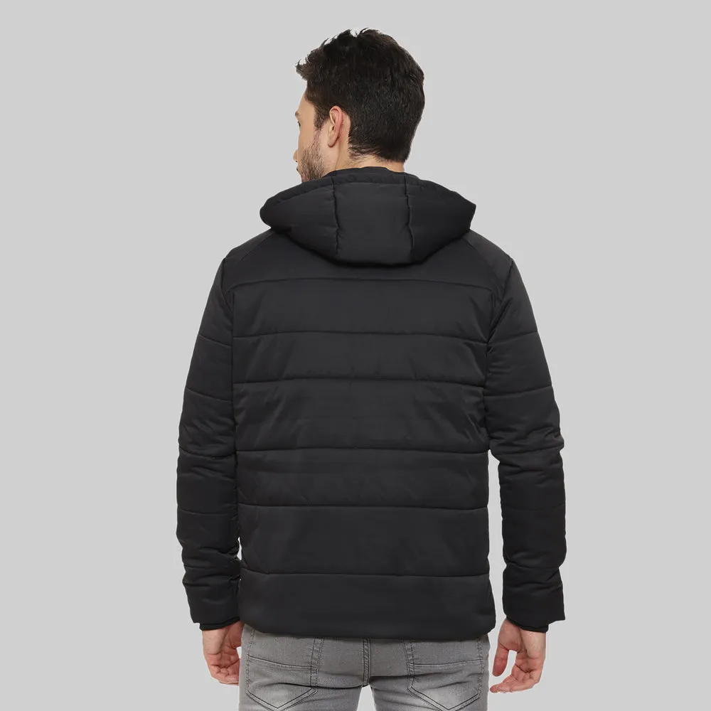 CL SPORT BY CARLTON LONDON FULL SLEEVES PUFFER JACKET FOR MEN