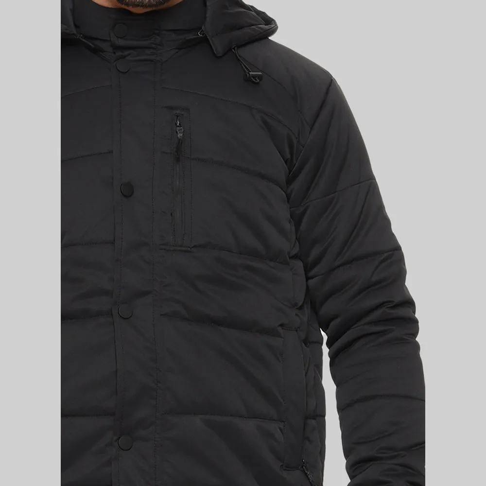 CL SPORT BY CARLTON LONDON FULL SLEEVES PUFFER JACKET FOR MEN