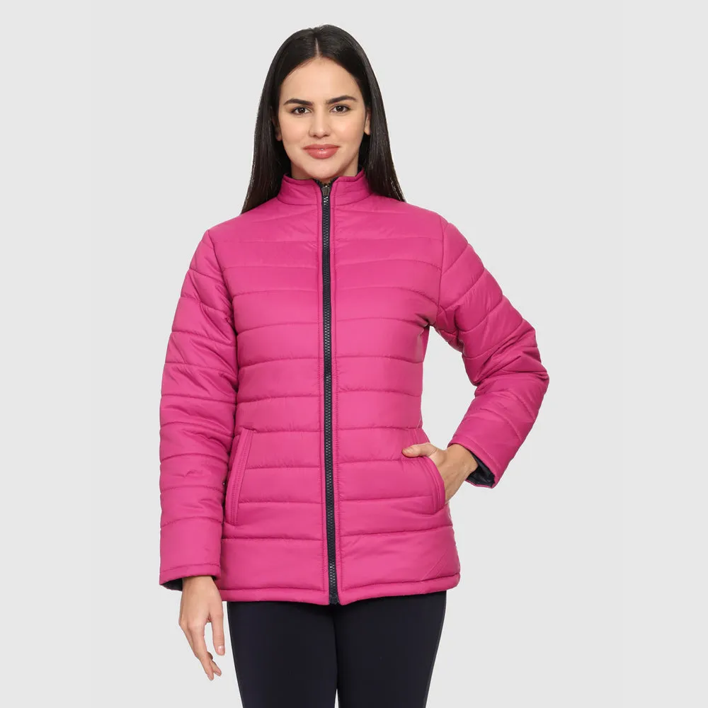 CL SPORT BY CARLTON LONDON REVERSIBLE FULL SLEEVES JACKET FOR WOMEN