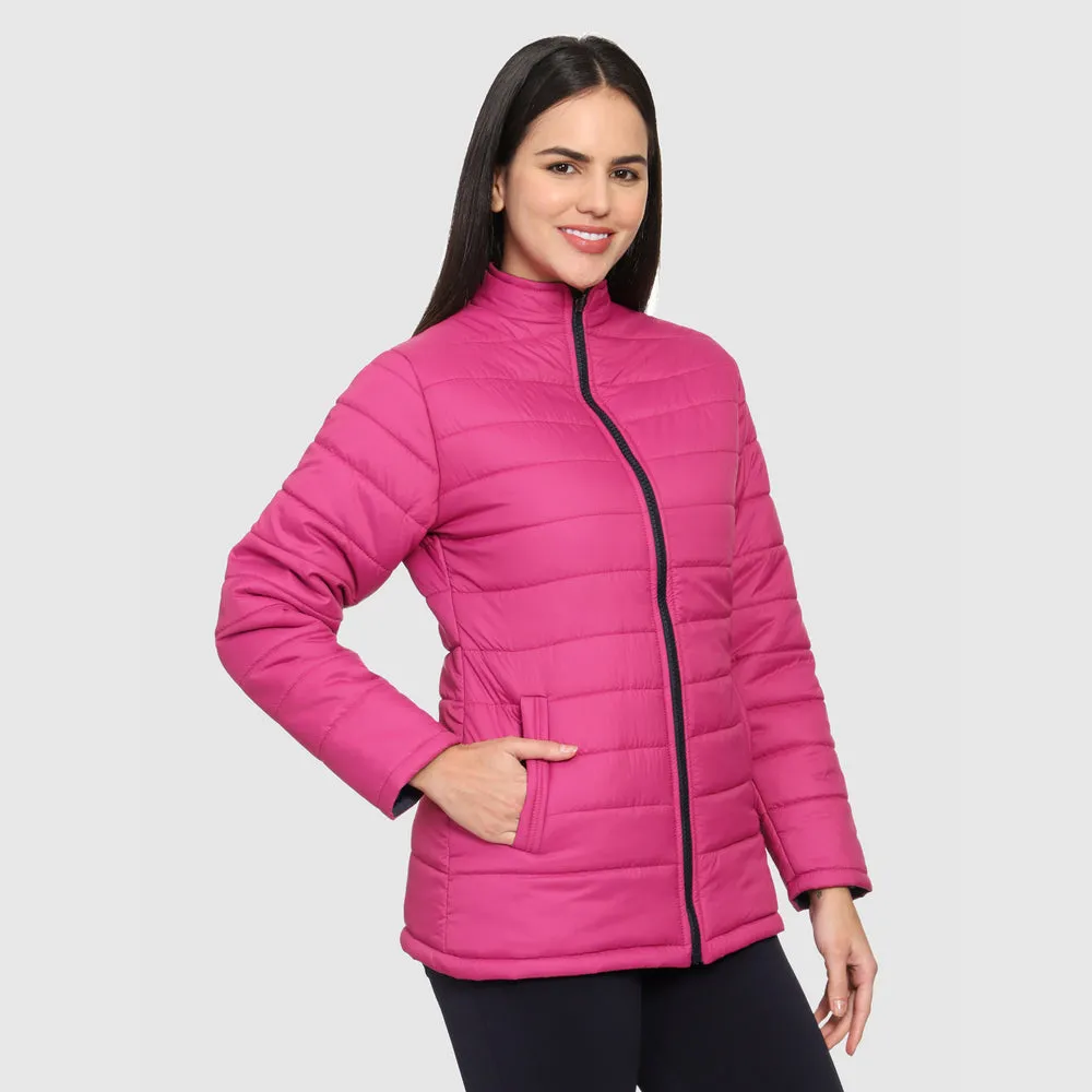 CL SPORT BY CARLTON LONDON REVERSIBLE FULL SLEEVES JACKET FOR WOMEN