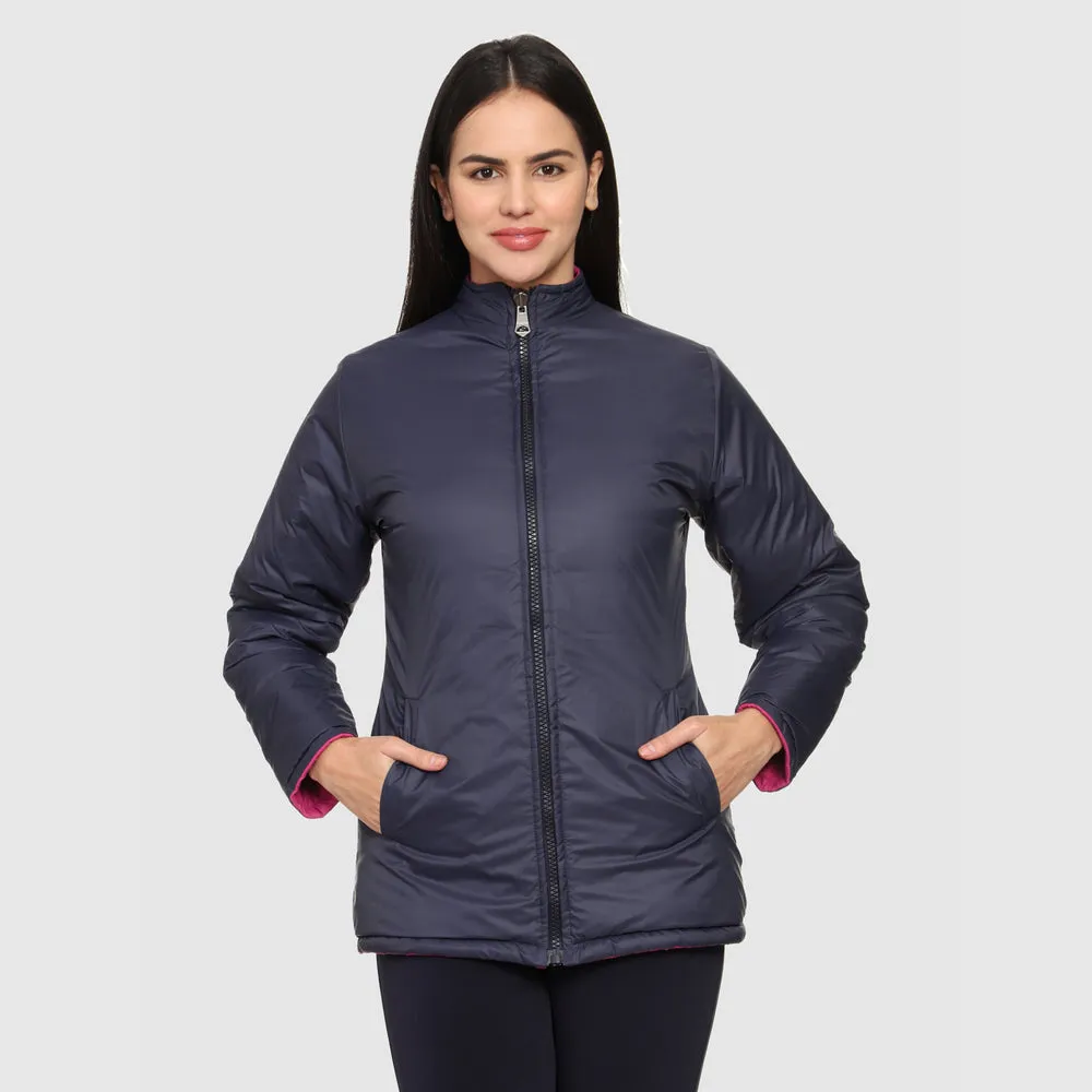 CL SPORT BY CARLTON LONDON REVERSIBLE FULL SLEEVES JACKET FOR WOMEN