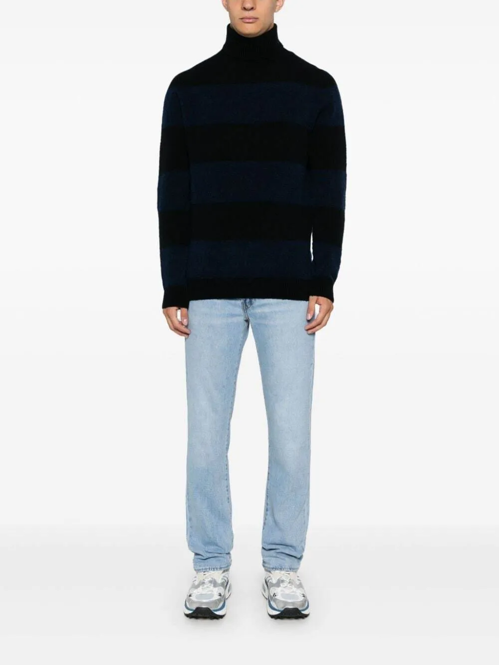 DONDUP striped sweater - Blue