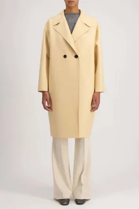 Dropped Shoulder Coat - Vanilla