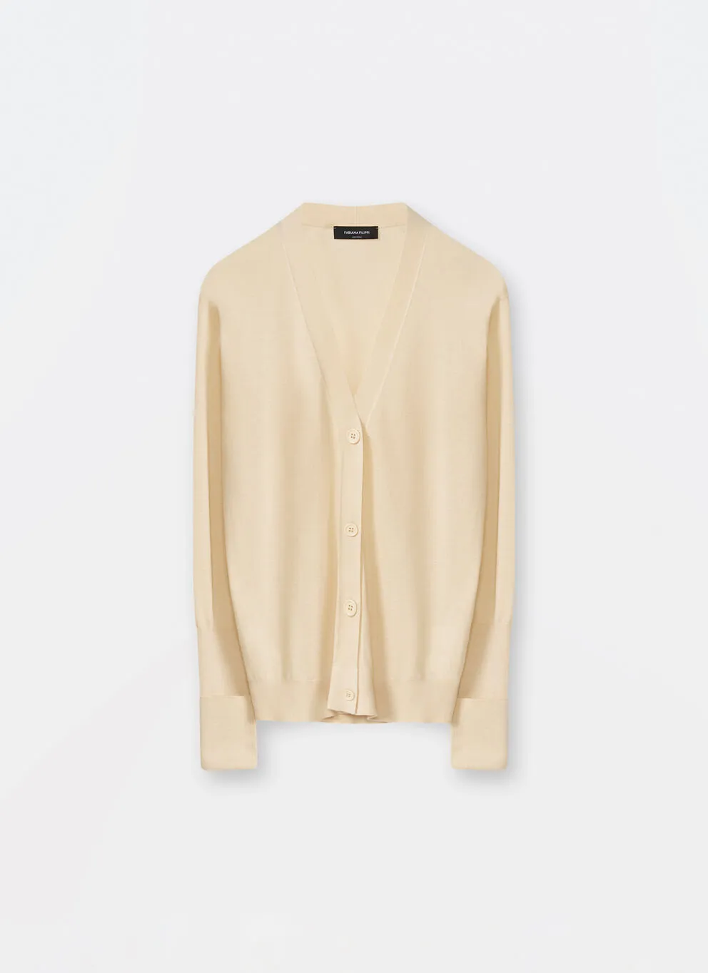 FABIANA FILIPPI  |Blended Fabrics Plain Cardigans