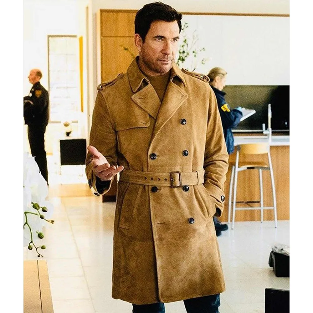 FBI Most Wanted Dylan Mcdermott Suede Coat