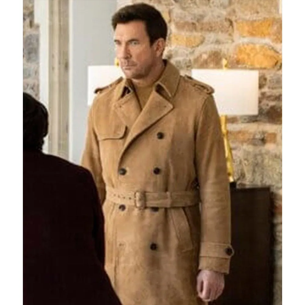 FBI Most Wanted Dylan Mcdermott Suede Coat