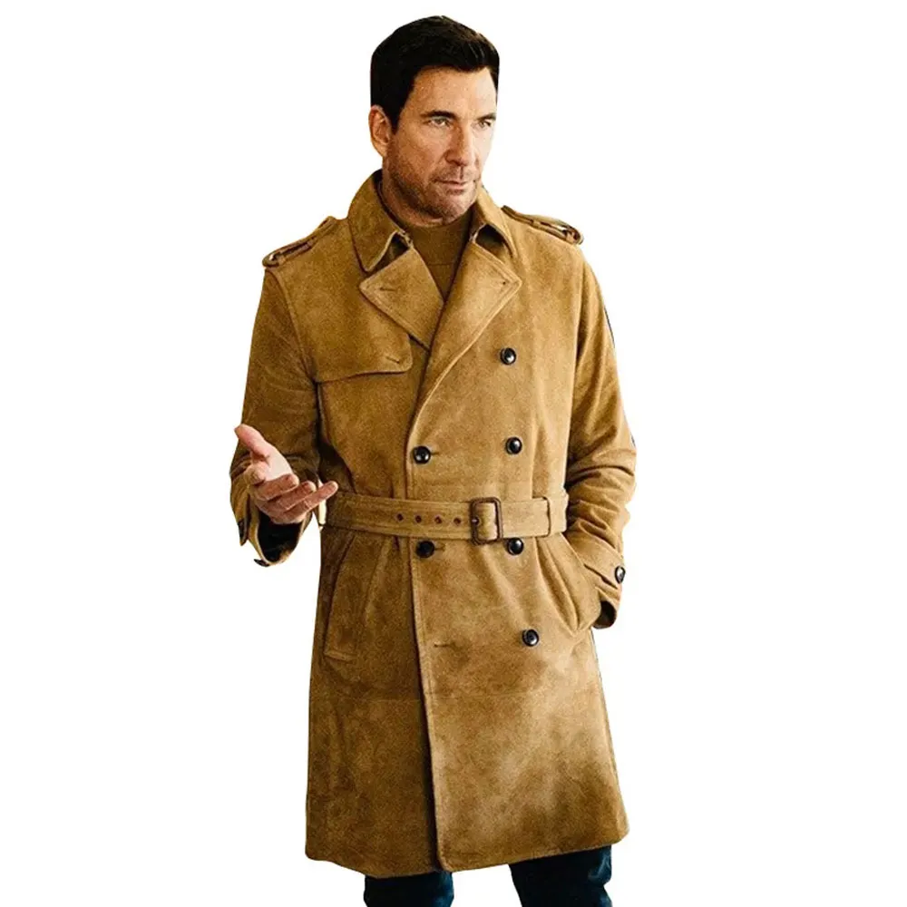 FBI Most Wanted Dylan Mcdermott Suede Coat