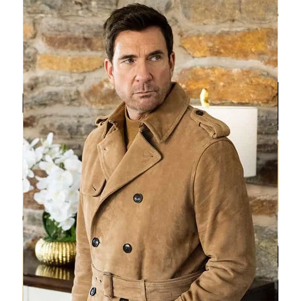 FBI Most Wanted Dylan Mcdermott Suede Coat