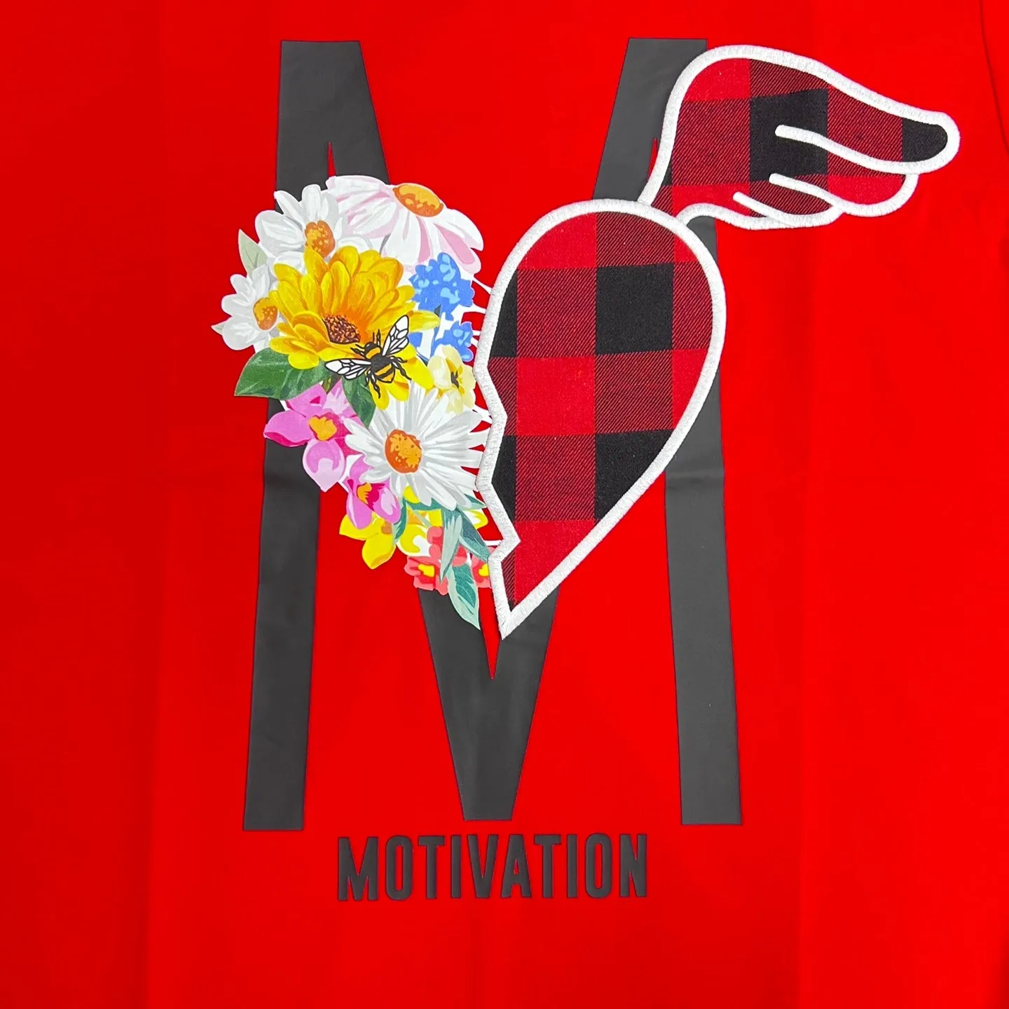 FIFTH LOOP Motivation Graphic Patch T-Shirt