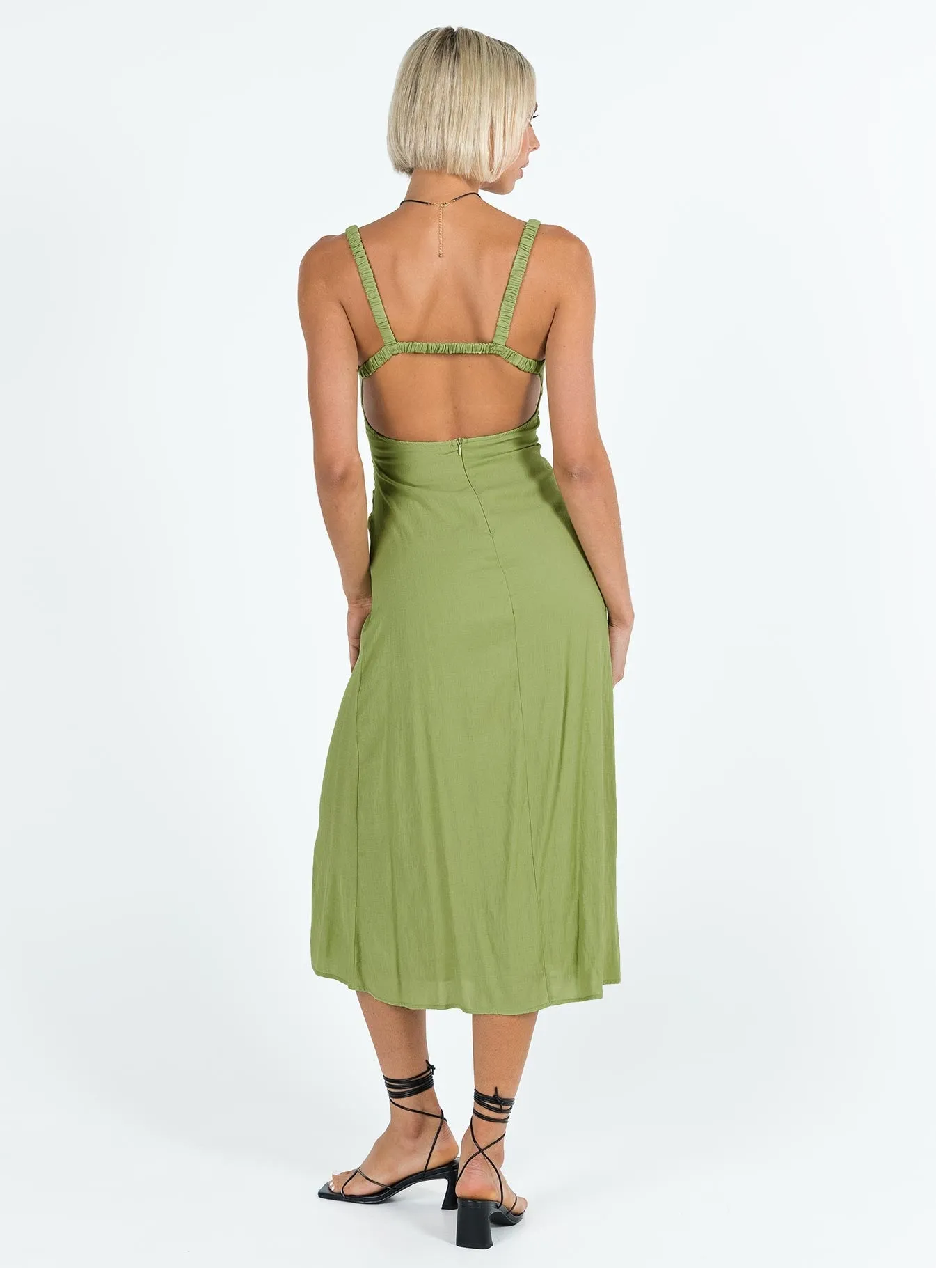 Georgia Midi Dress Green