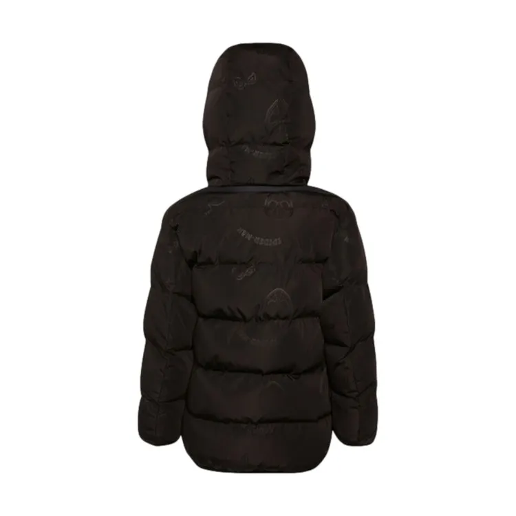 Geox K MONER PUFFY JKT Giubbino Bambino Spiderman Nero