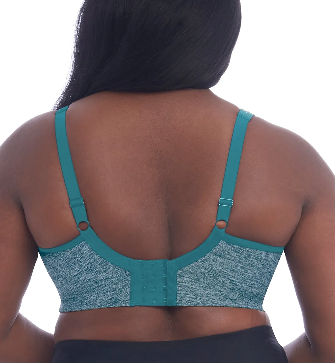 Goddess Non Wire Sports Bra (6913) - Teal Heather