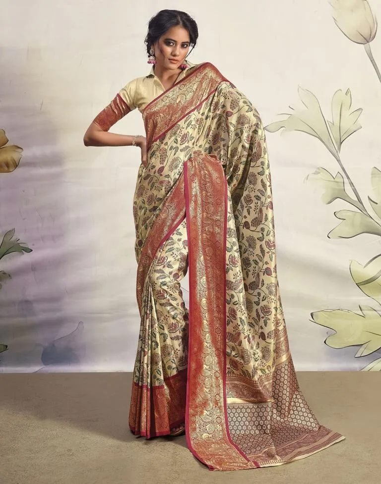 Golden Silk Woven Sarees