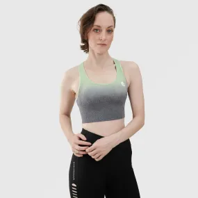 Gradient Seamless Sports Bra (Green)