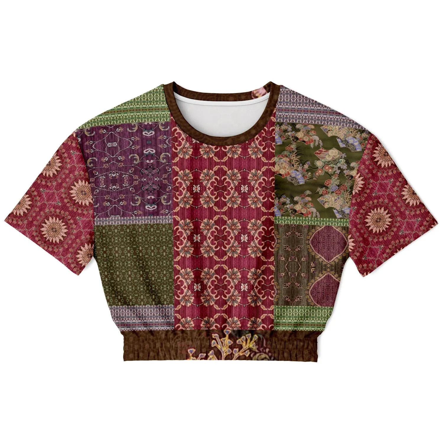 Gypsy Haight Short Sleeve Cropped Eco-Poly Sweater