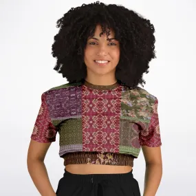 Gypsy Haight Short Sleeve Cropped Eco-Poly Sweater