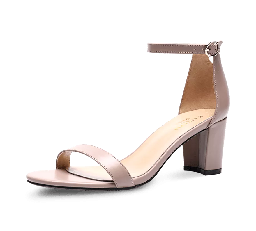 Hannah Block Mid Heel Sandals