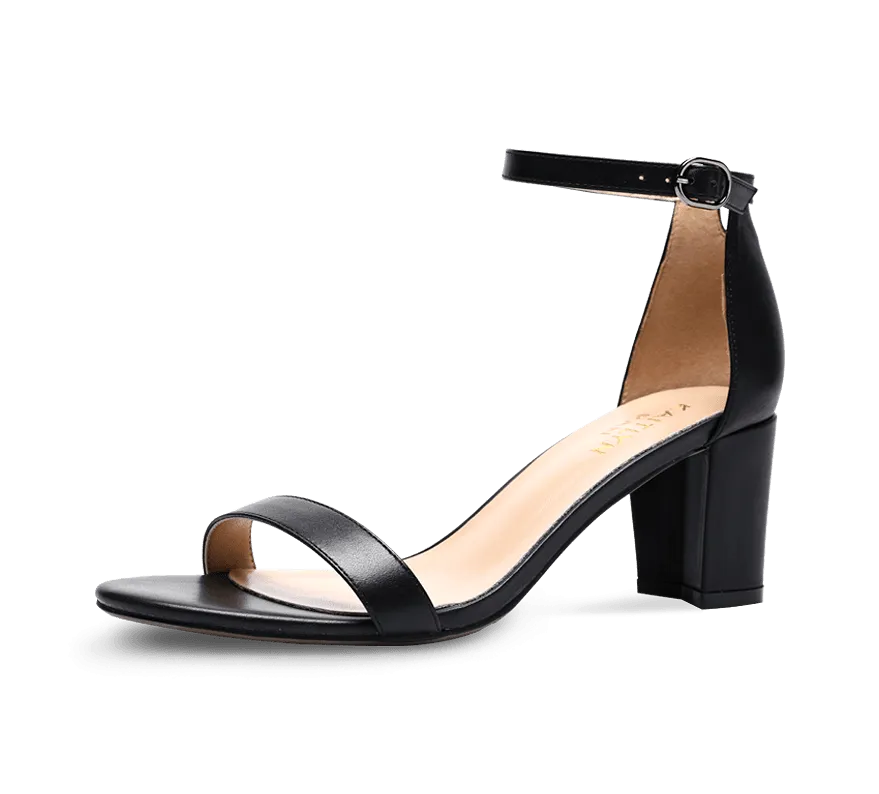 Hannah Block Mid Heel Sandals