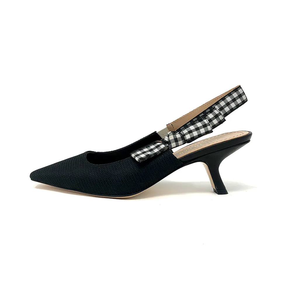 Helena Kitten Heel Slingbacks - Final Sale