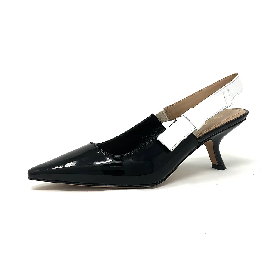 Helena Kitten Heel Slingbacks - Final Sale