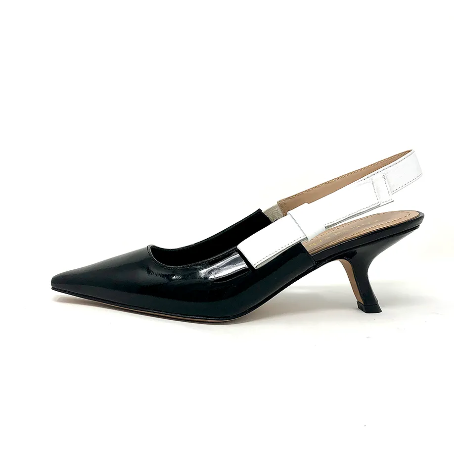 Helena Kitten Heel Slingbacks - Final Sale