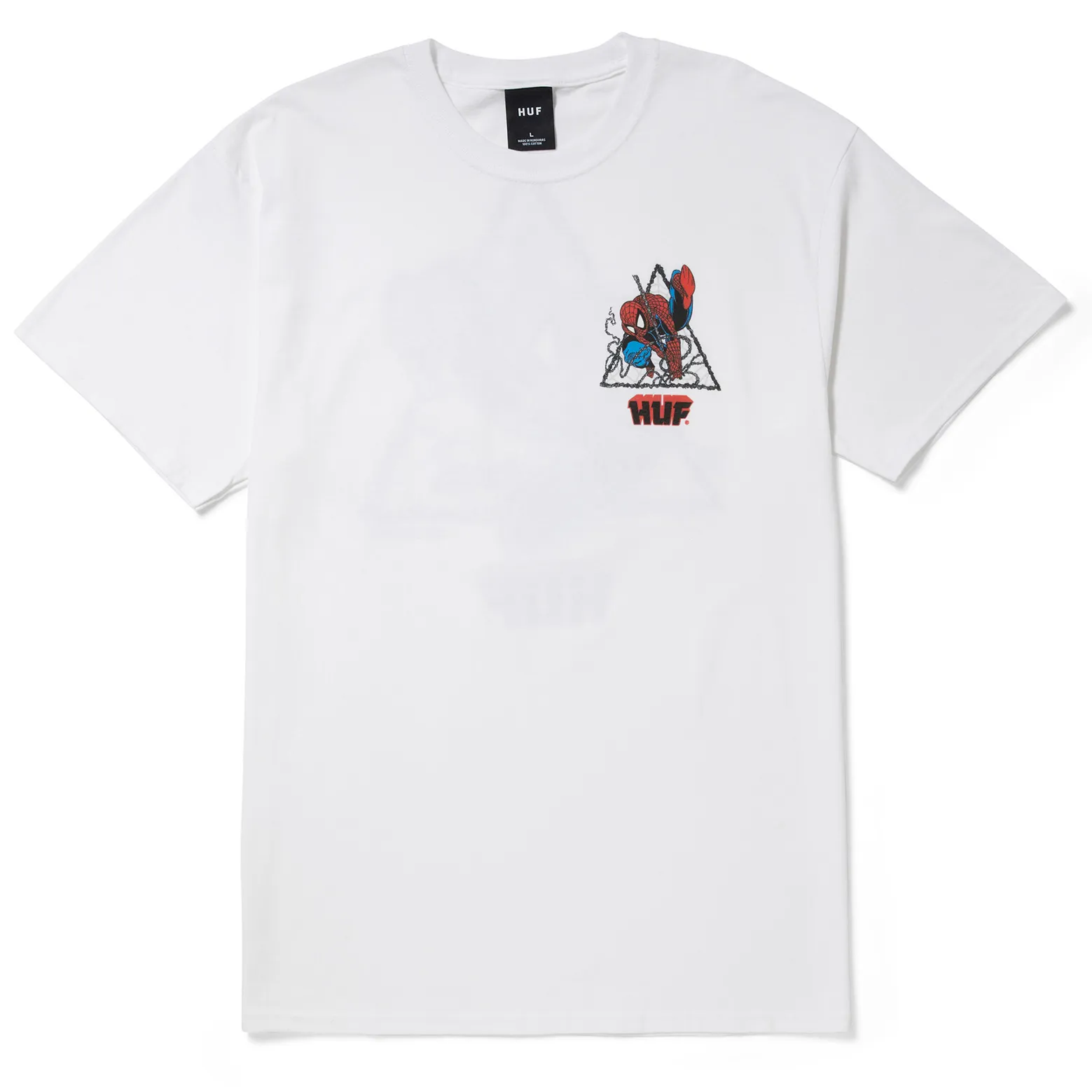 HUF T-SHIRT SPIDERMAN THWIP TRIANGLE WHITE