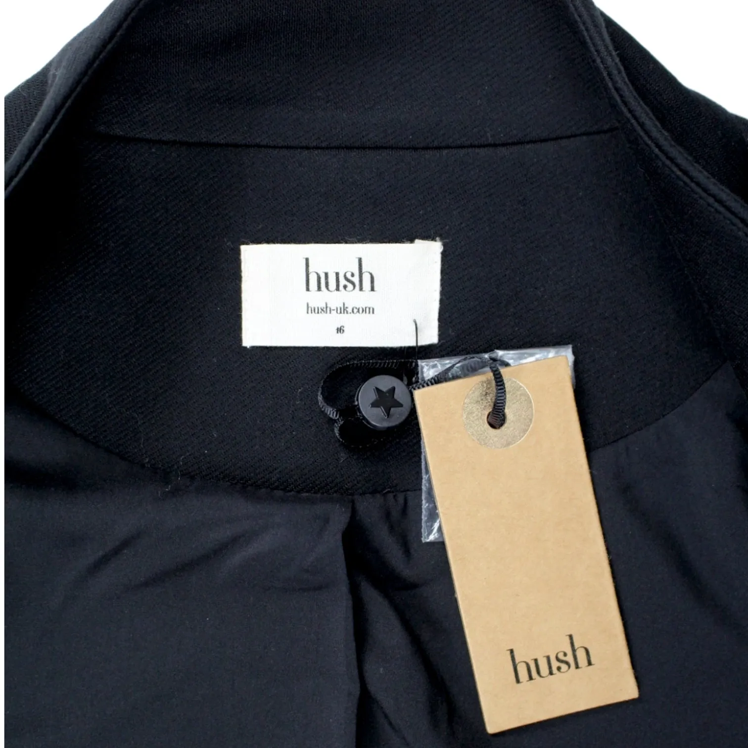 Hush Black Shelley Tux Blazer