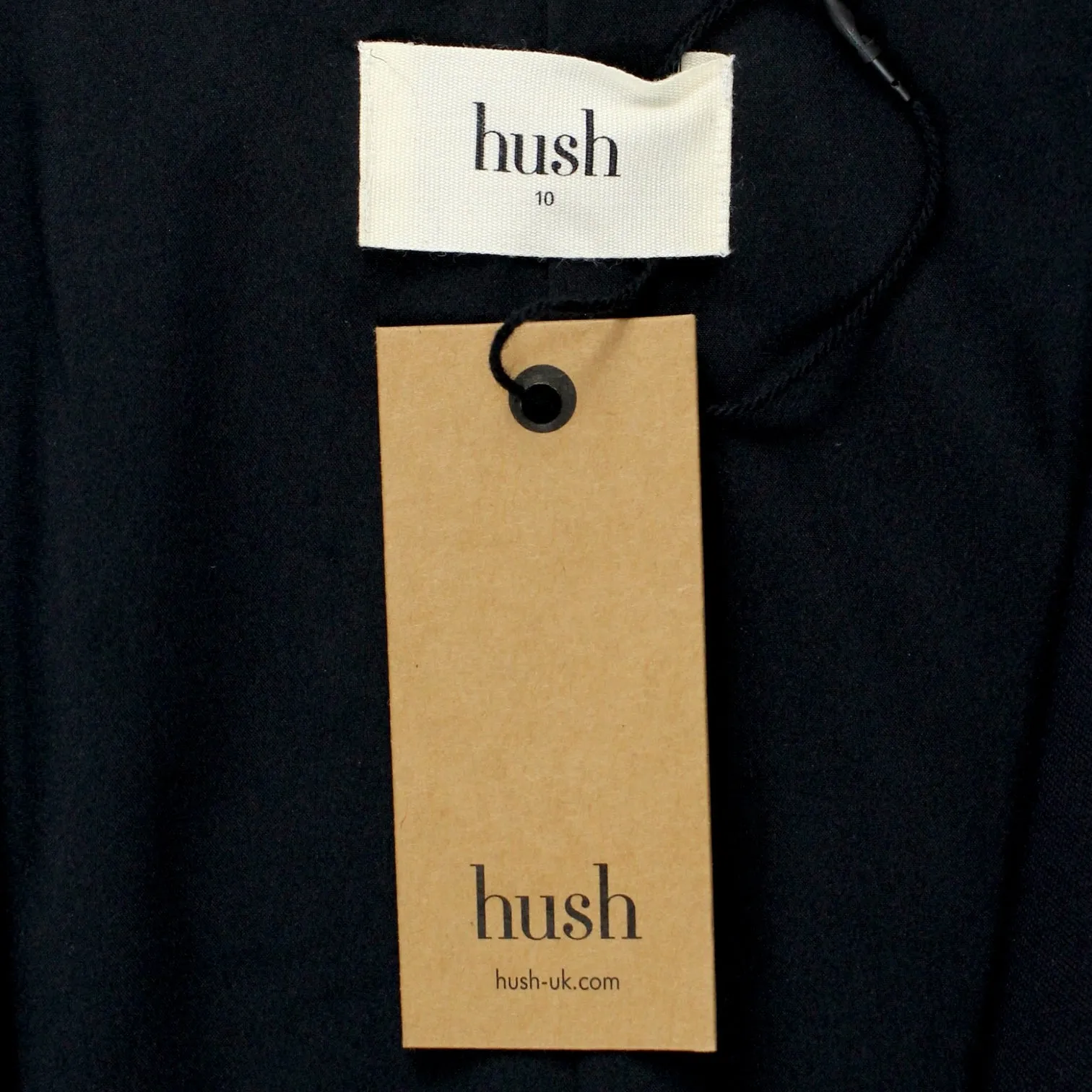 Hush Black Tux Jersey Oversized Blazer