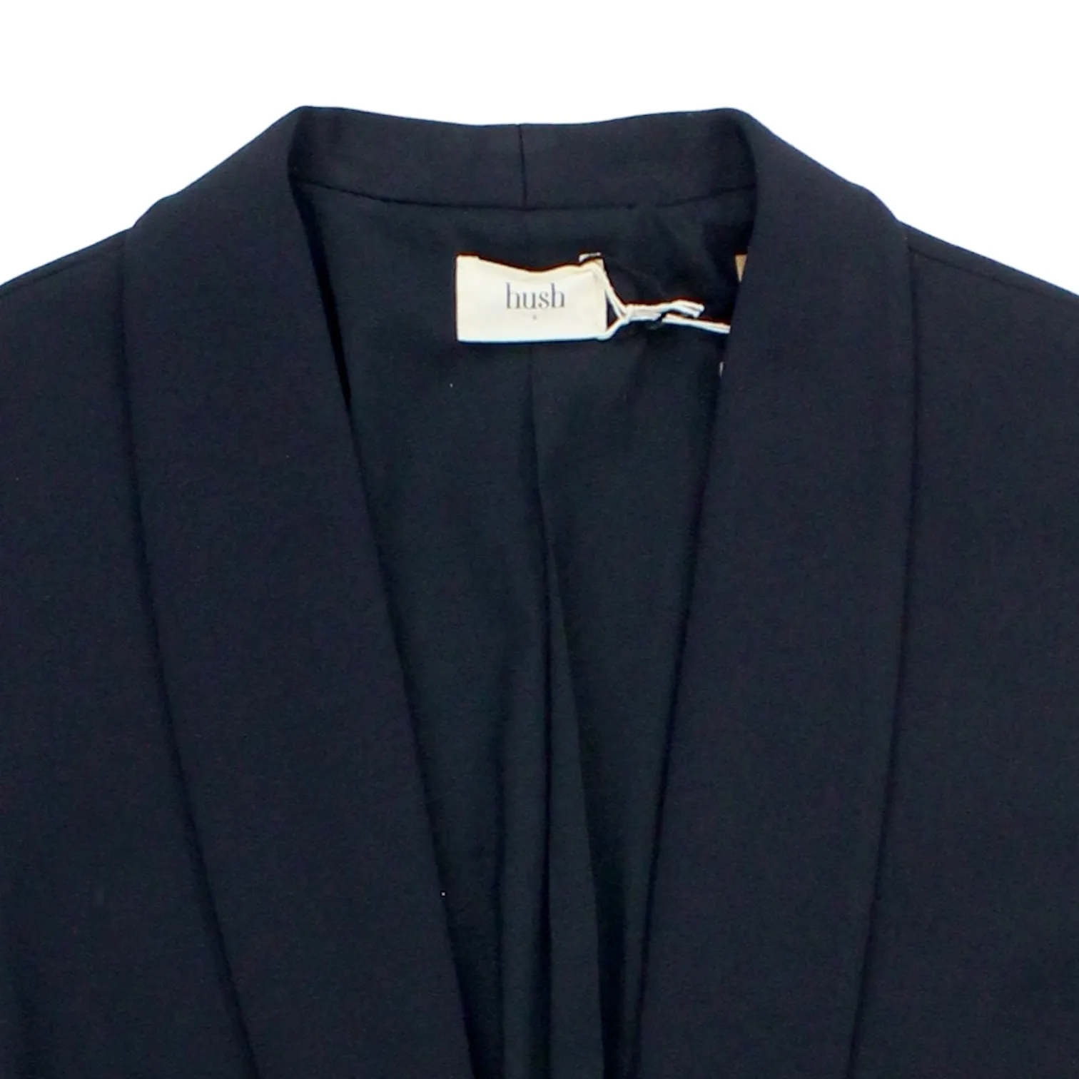 Hush Black Tux Oversized Jersey Blazer