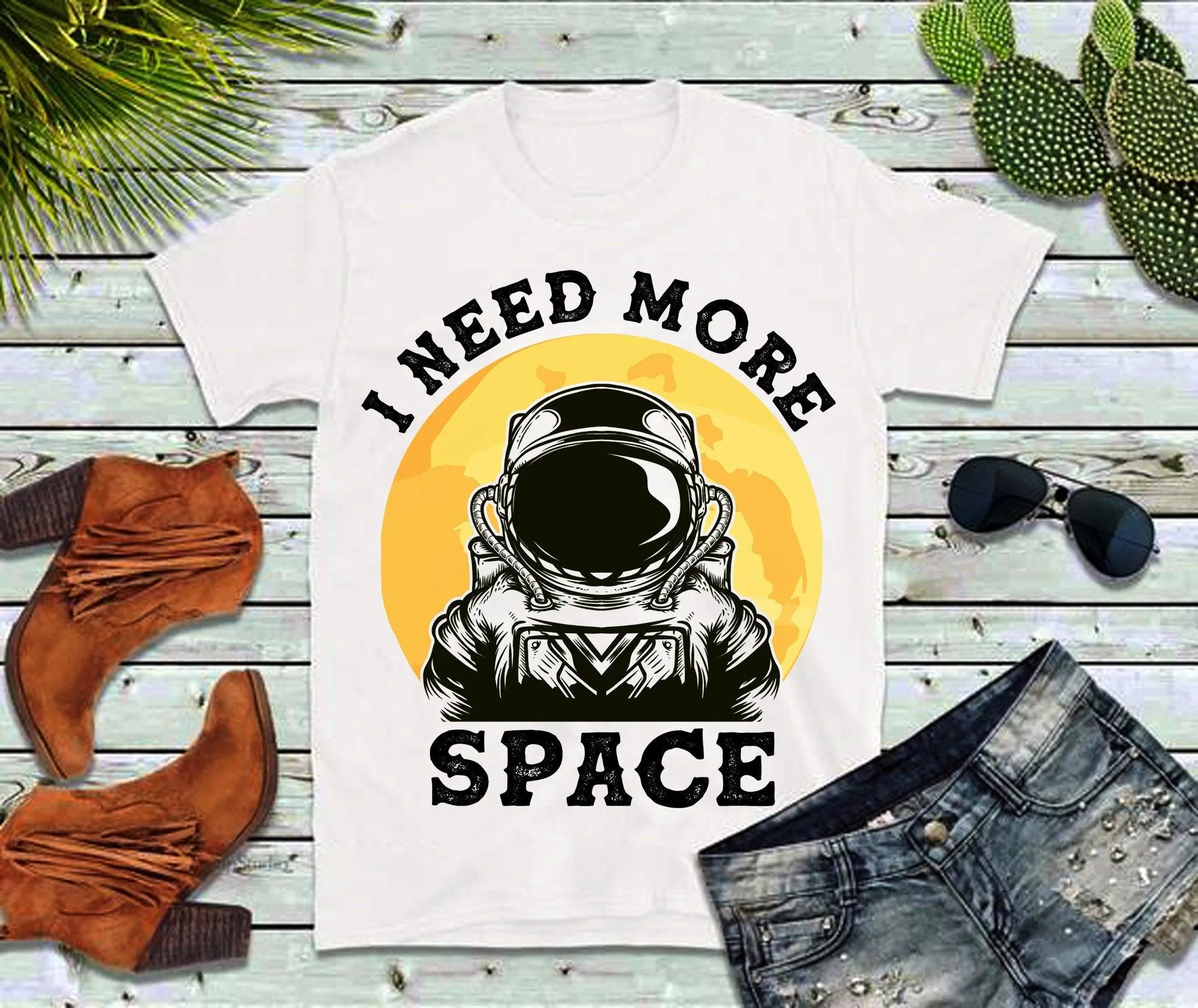 I Need More Space | Retro T-Shirts, Space Lover, Astronaut Shirt, Sarcasm Shirt, Gift For Astronaut, Astronomy t, Retro Shirt, N