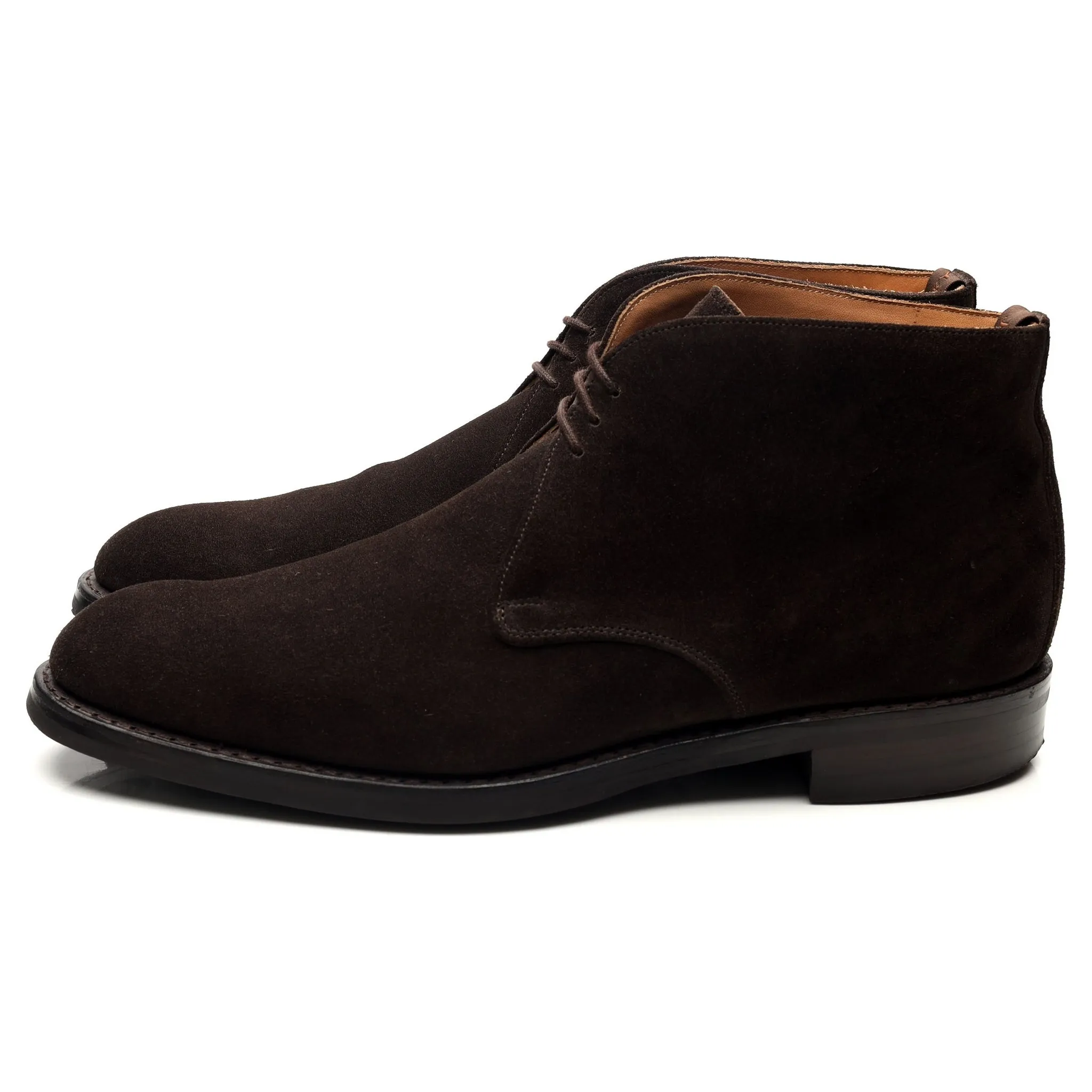 'Jackie III' Dark Brown Suede Chukka Boots UK 9.5 F