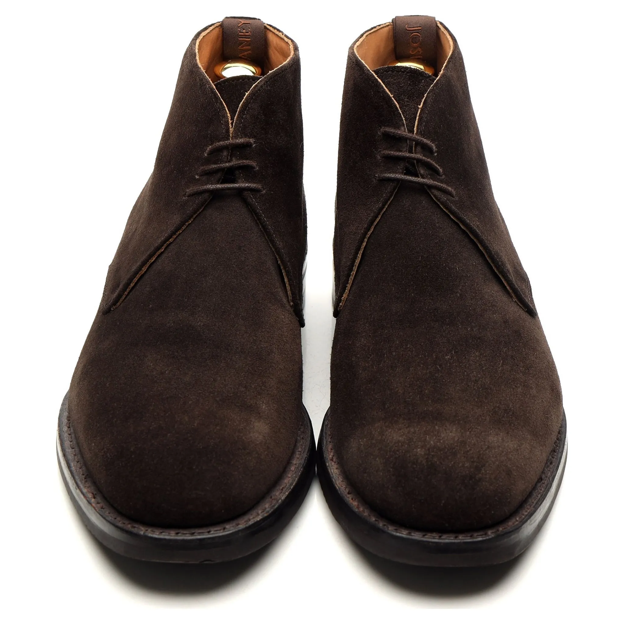 'Jackie III' Dark Brown Suede Chukka Boots UK 9.5 F