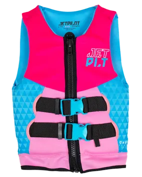 Jetpilot The Cause F/E Youth Neo Vest - Pink - 2023