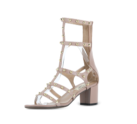 Julia Studded Block Heel Gladiators